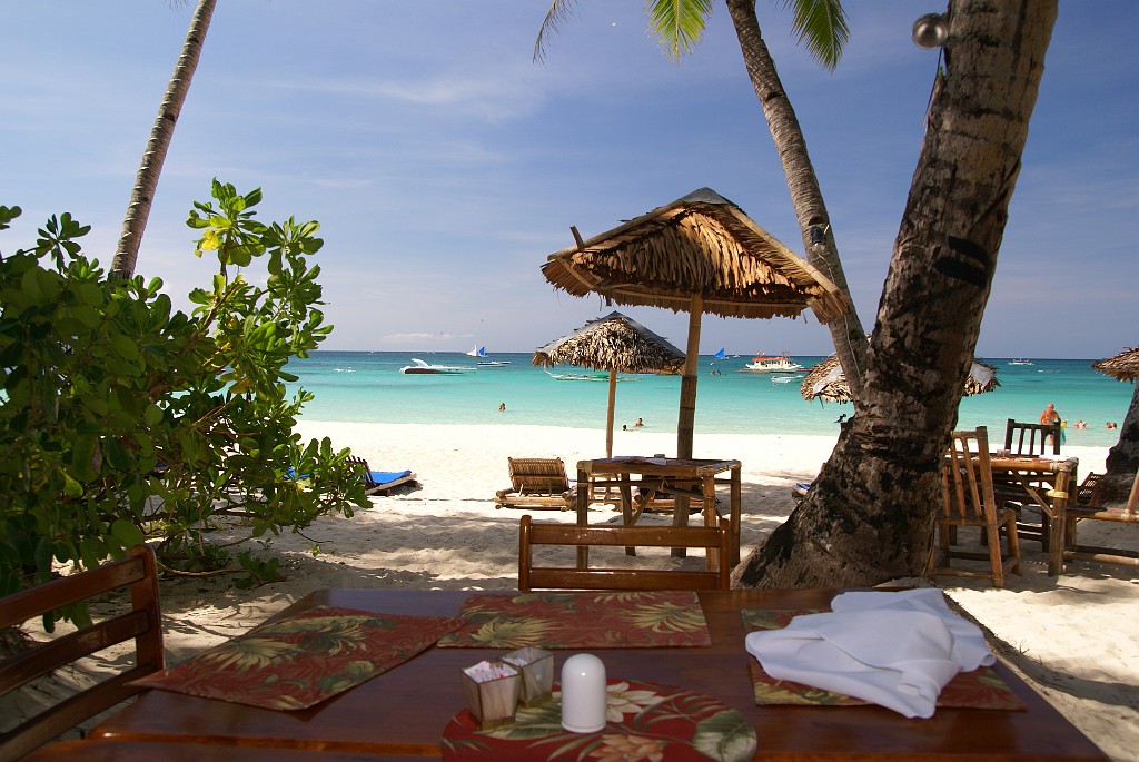 DSC00904.JPG - Boracay - mein Frühstücksplatz