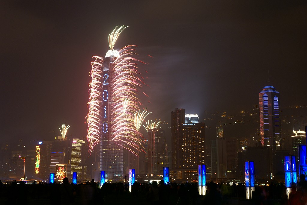 DSC01653.JPG - Hongkong - Silvesterfeuerwerk