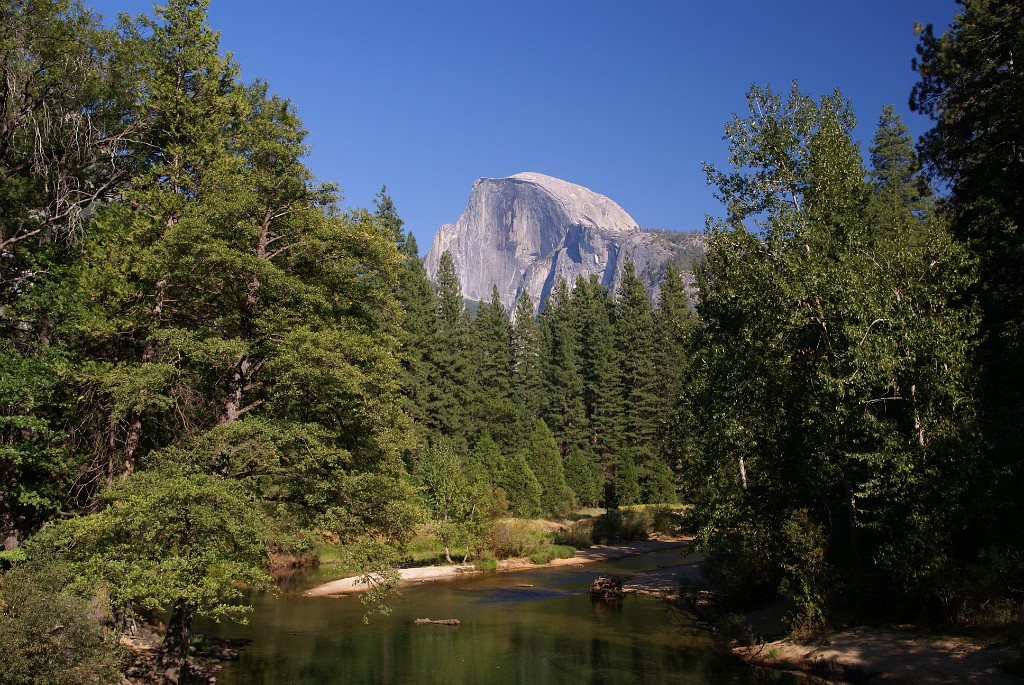 DSC07156.JPG - Der Half Dome im Yosemite - beliebter Kletterfelsen
